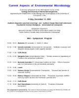 ECODIM III 2003 Symposium